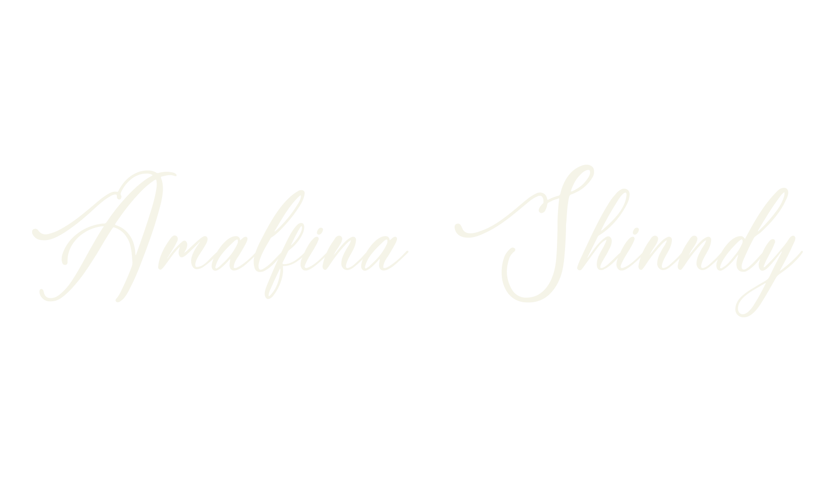 Amalfina Shinndy, script font preview