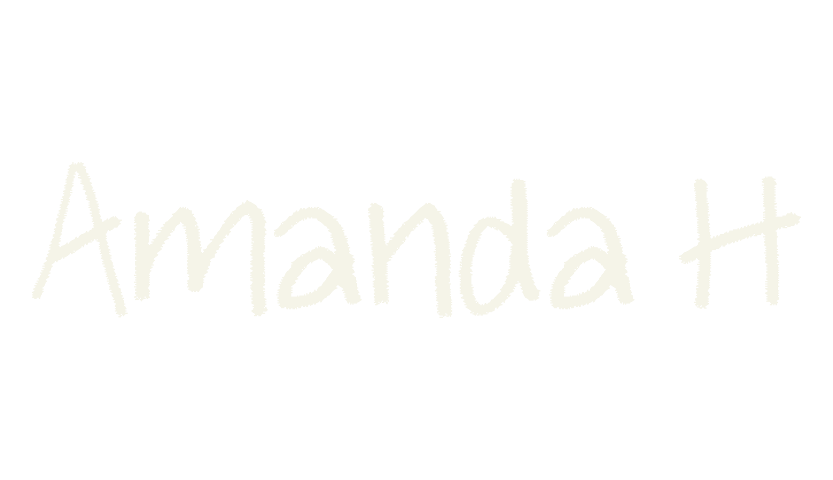 Amanda H, handwriting font preview