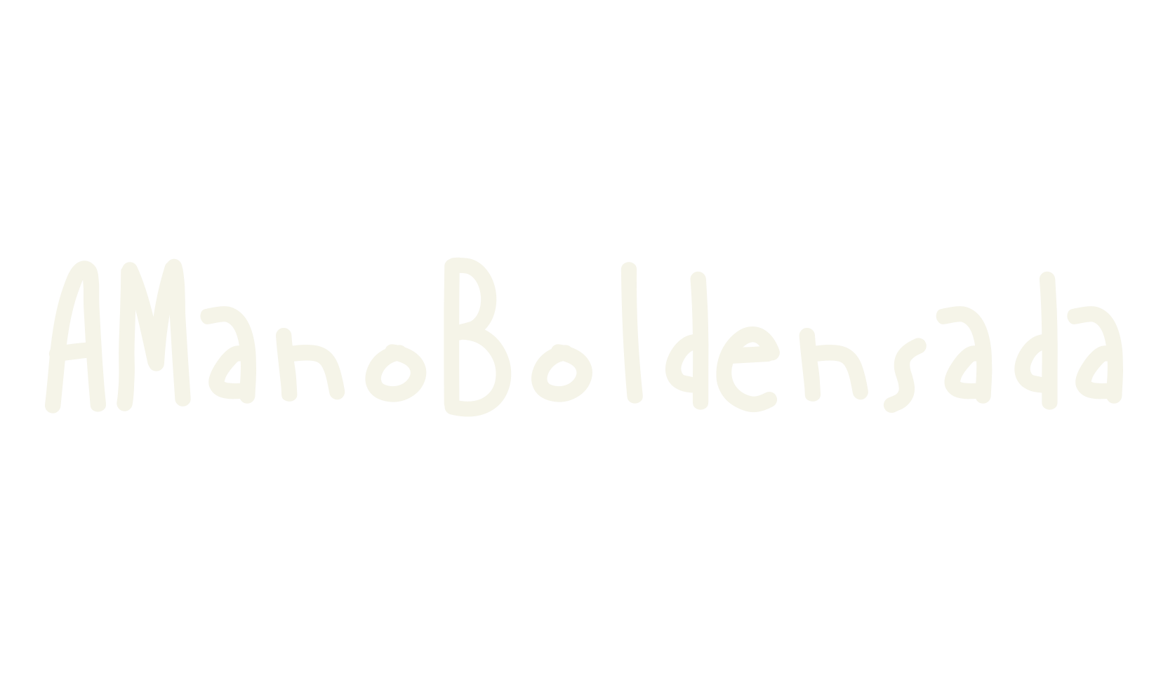 AManoBoldensada, children font preview