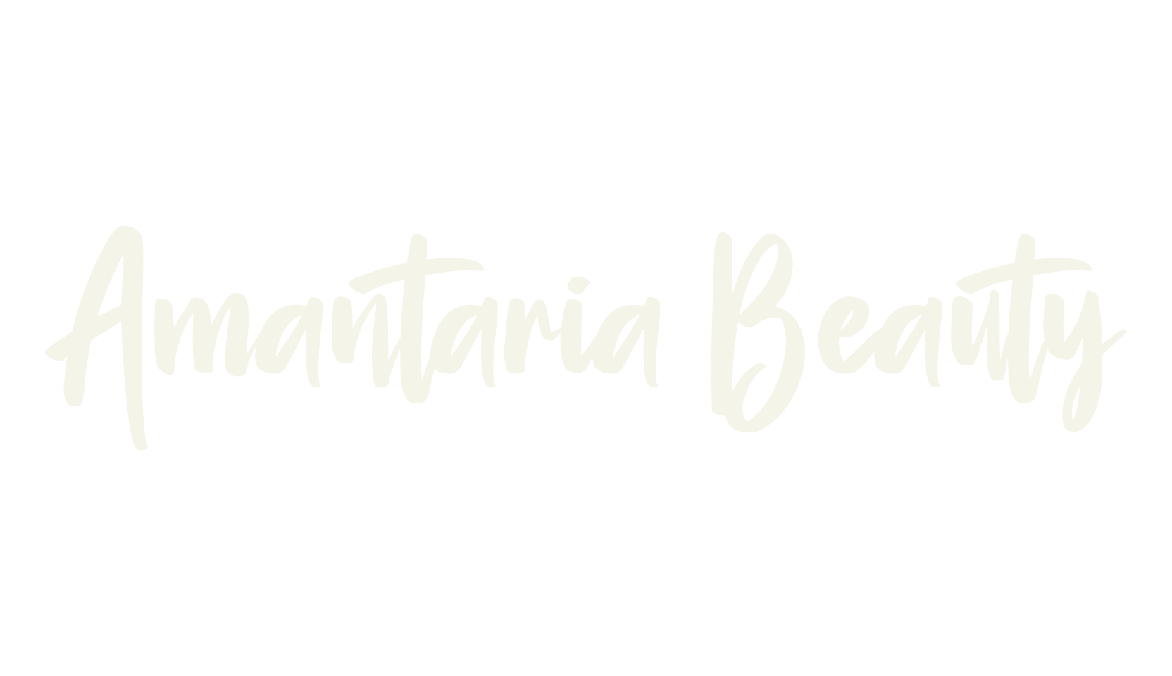 Amantaria Beauty, handwriting font preview