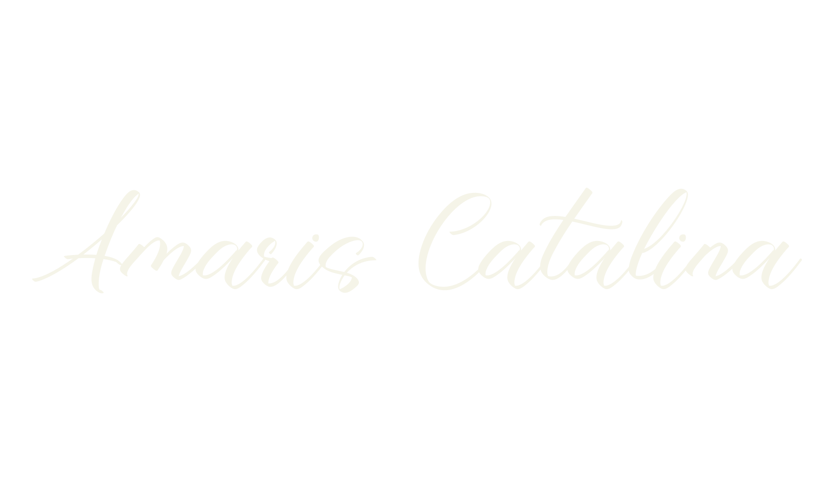 Amaris Catalina, calligraphy font preview