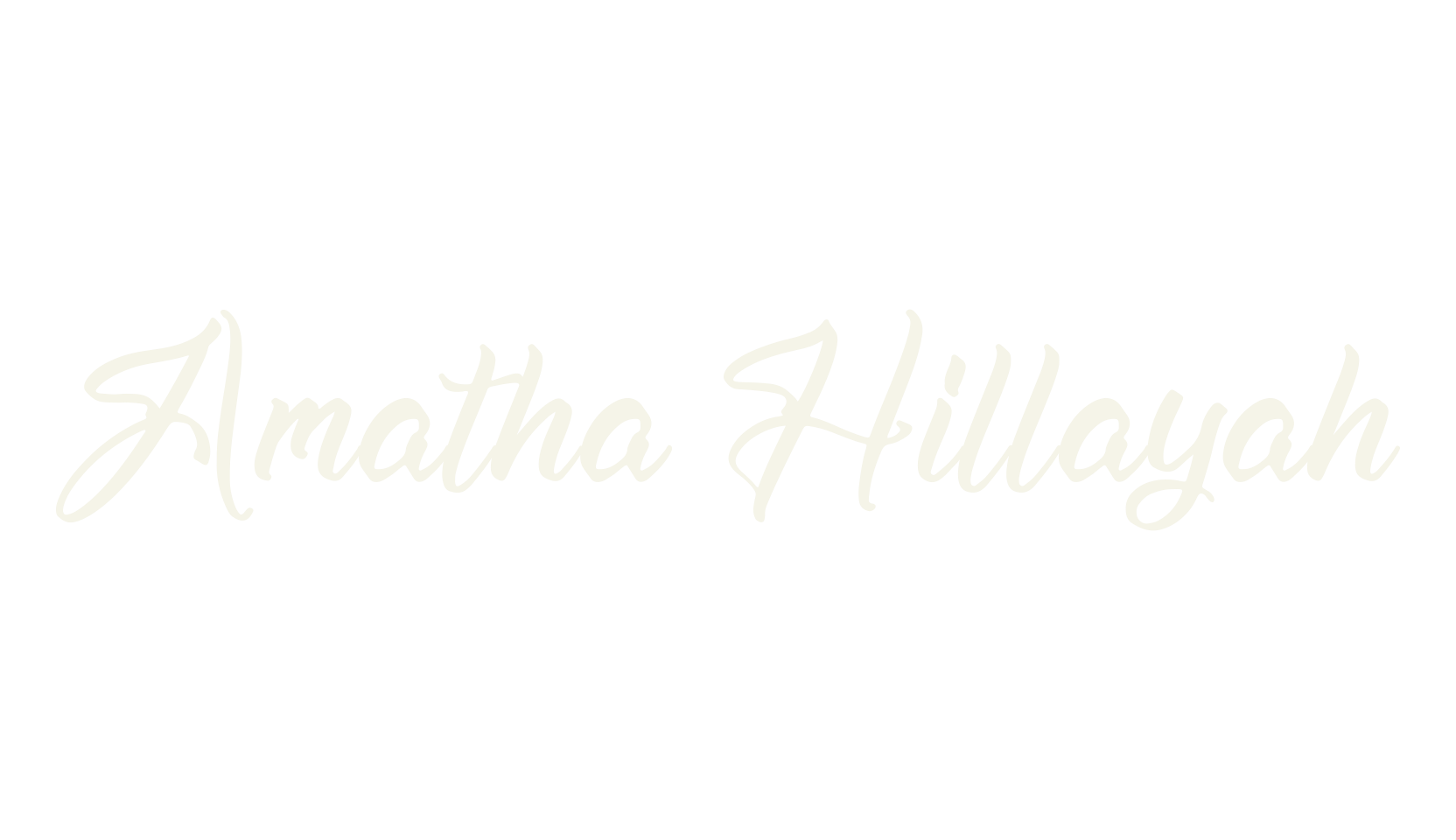 Amatha Hillayah, script font preview