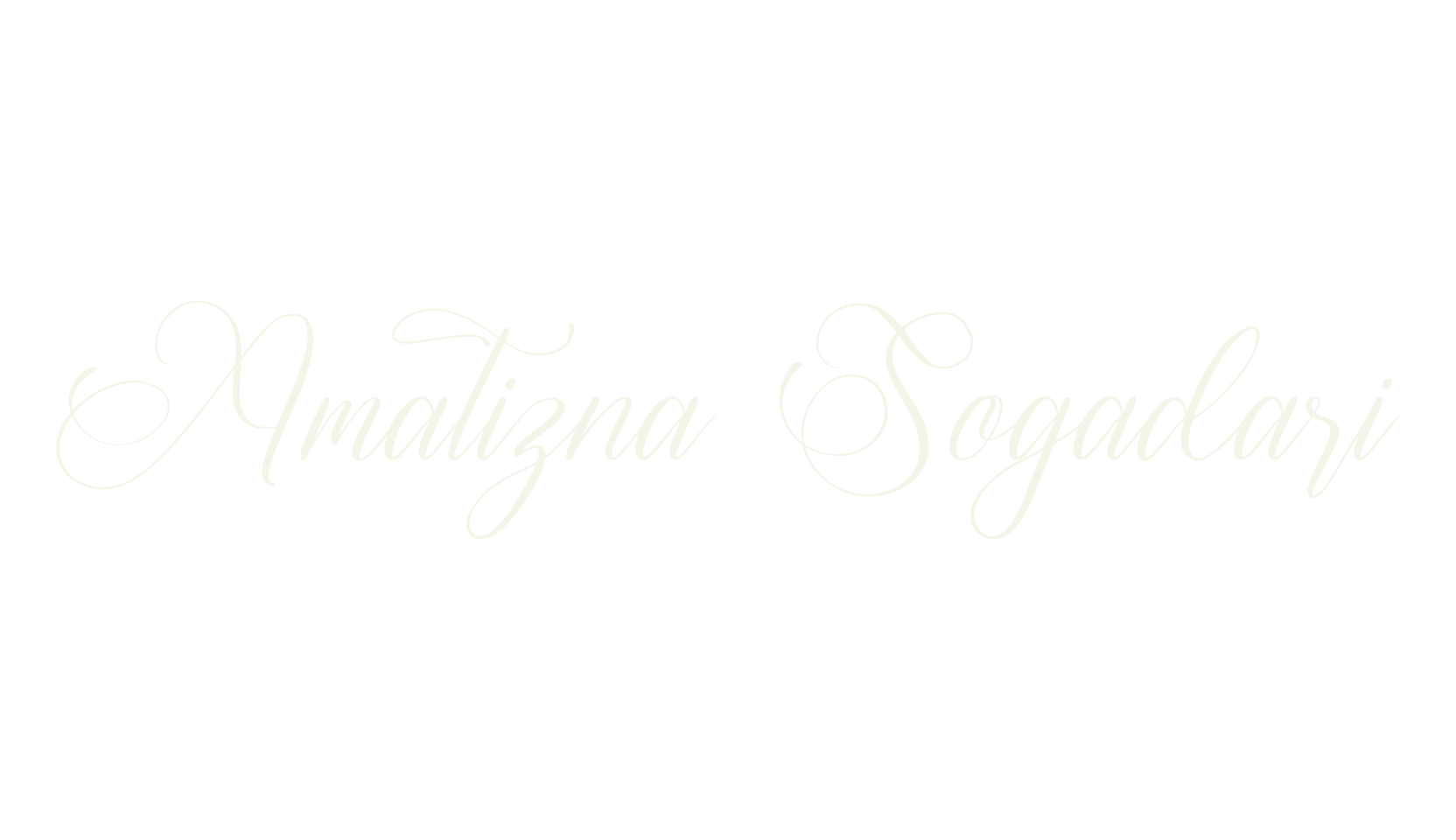 Amatizna Sogadari, script font preview