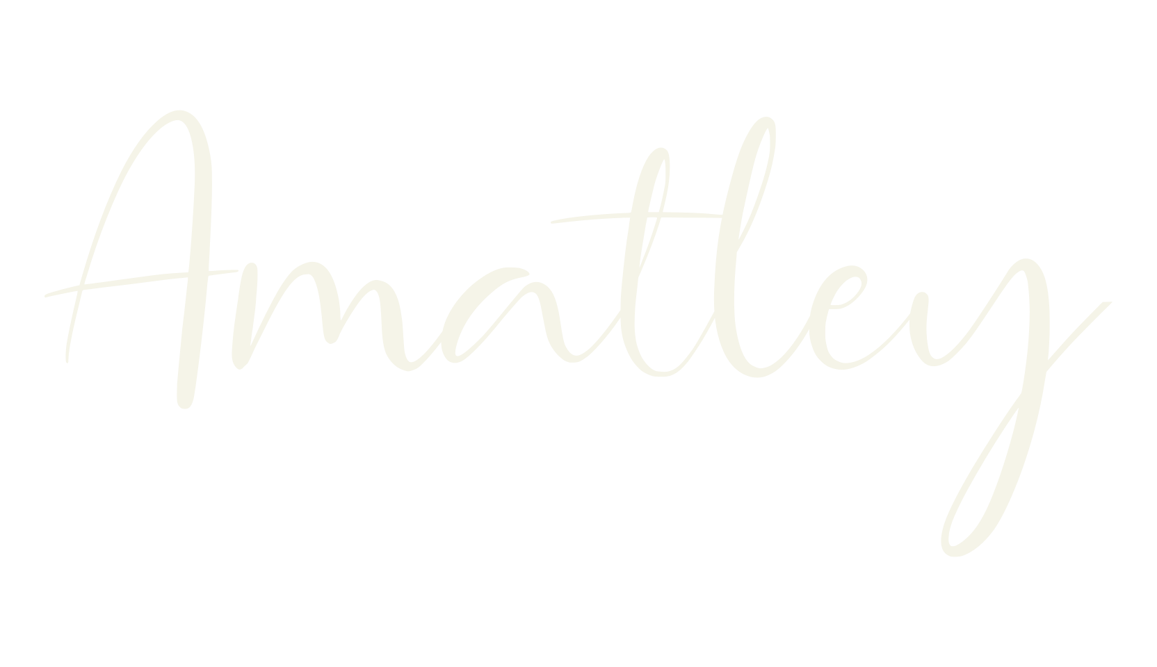 Amatley, cursive font preview