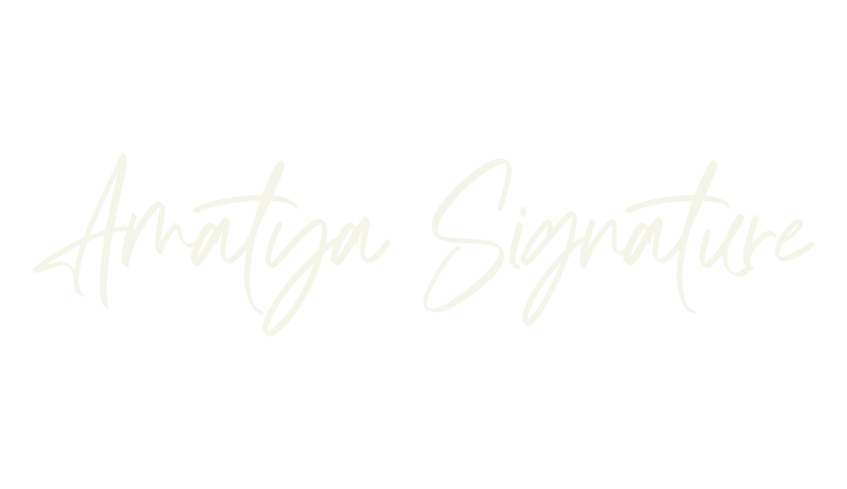 Amatya Signature, watermark font preview