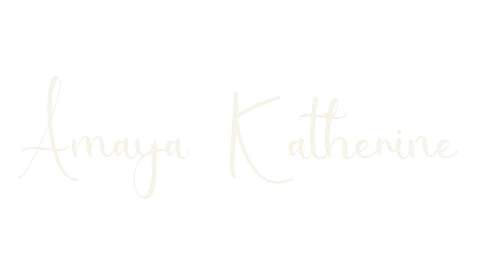Amaya Katherine, calligraphy font preview