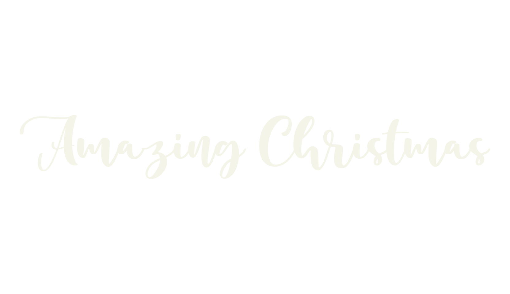 Amazing Christmas, cricut font preview
