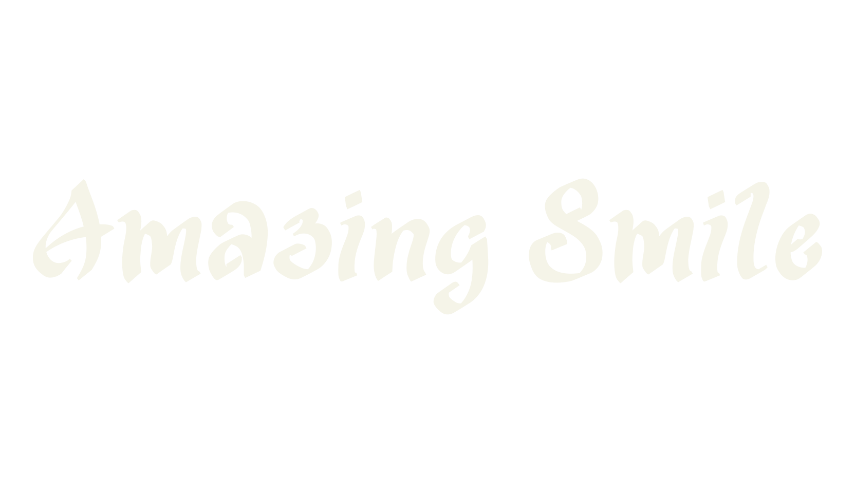 Amazing Smile, birthday font preview