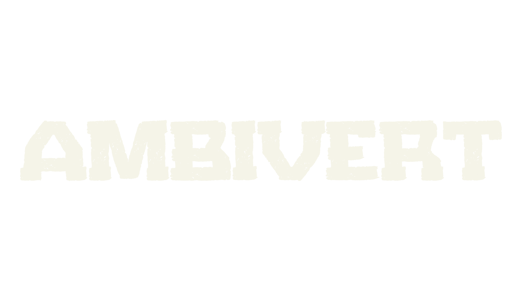 Ambivert, cool font preview