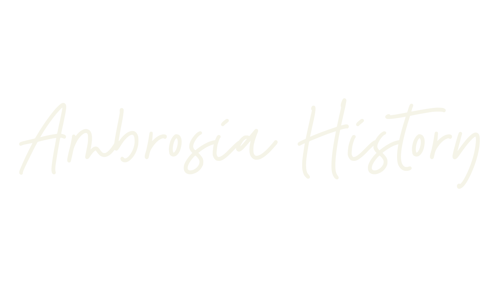 Ambrosia History, fashion sign font preview