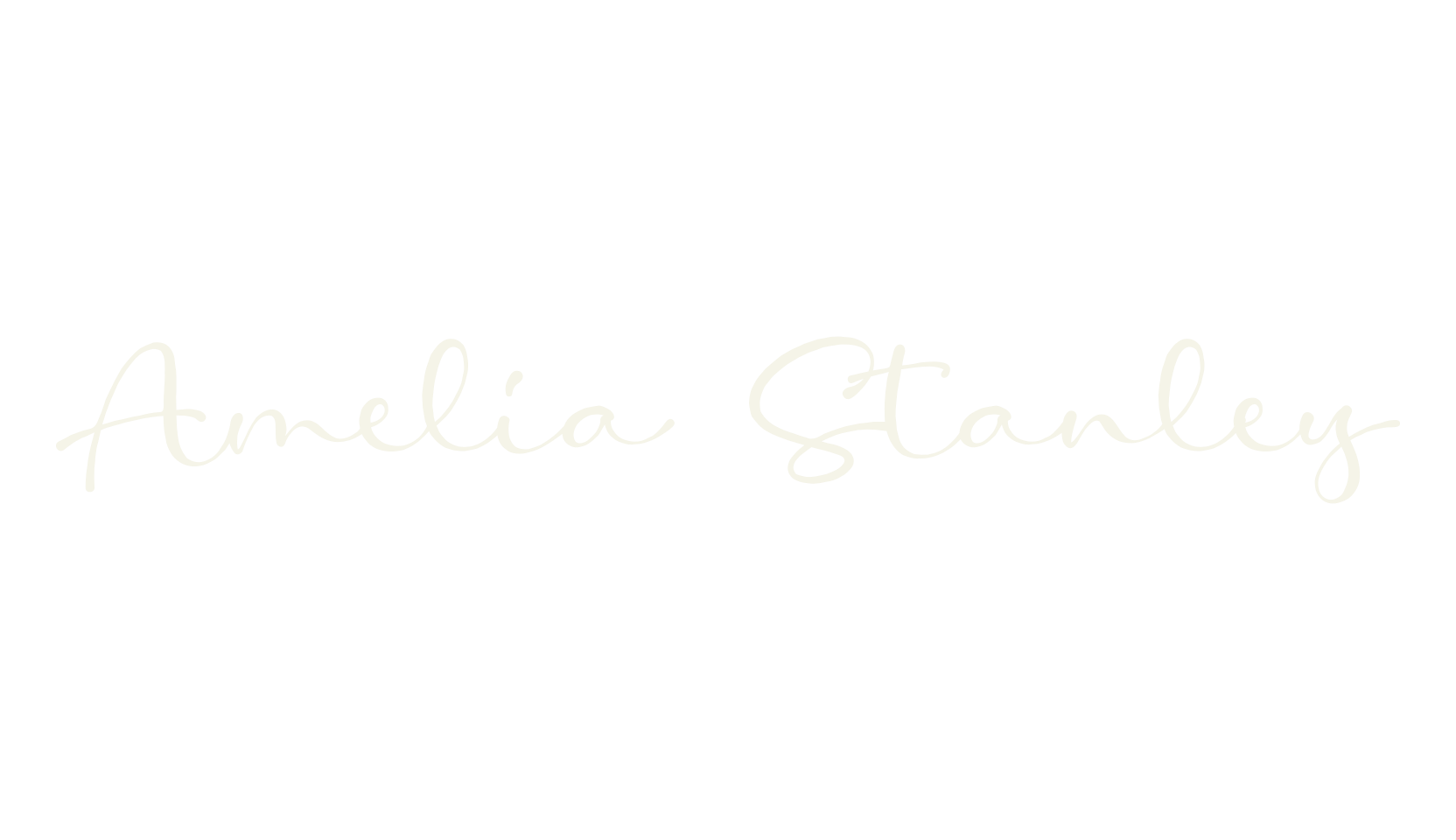Amelia Stanley, cursive font preview