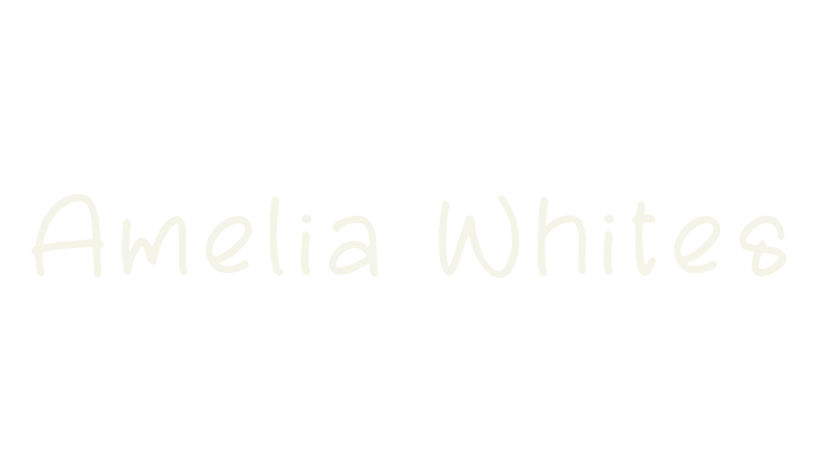 Amelia Whites, handwriting font preview