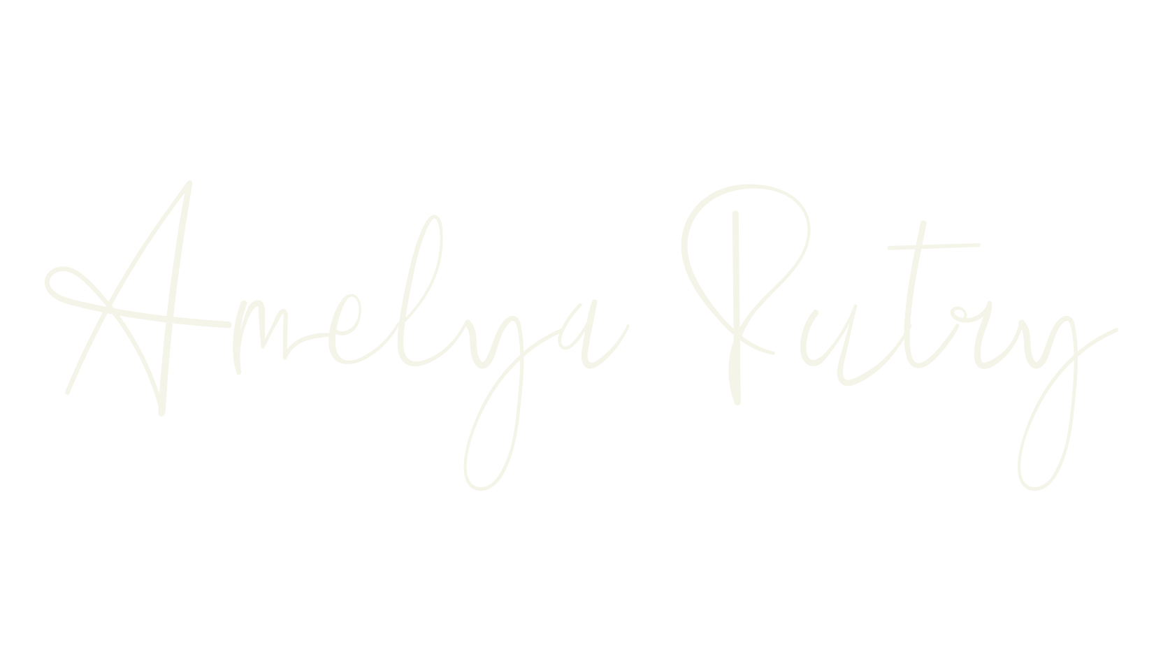 Amelya Putry, calligraphy font preview
