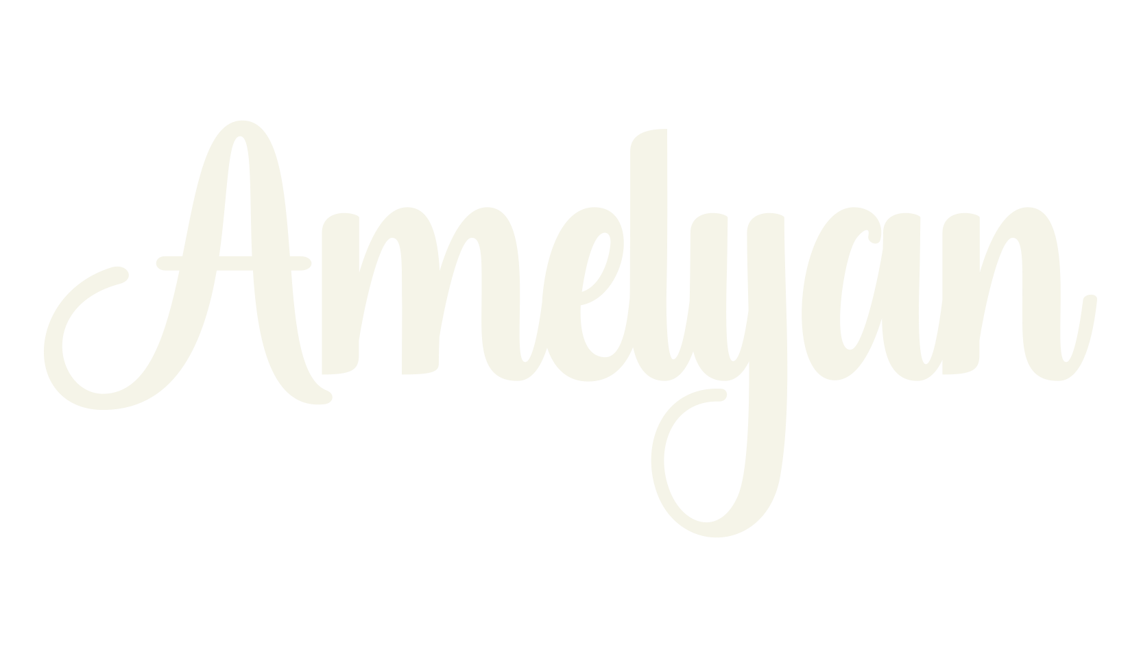 Amelyan, calligraphy font preview