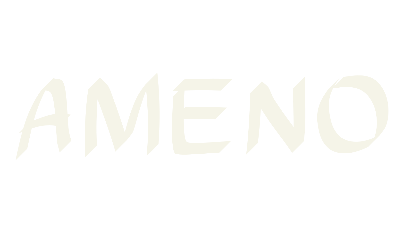 AMENO, handwriting font preview