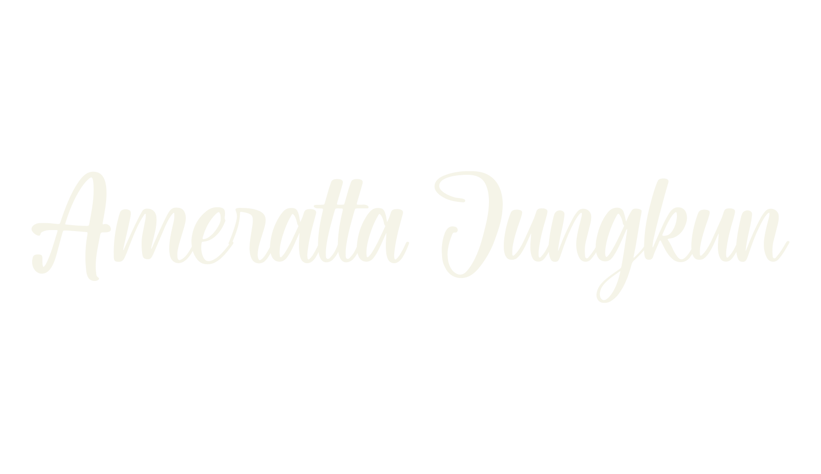 Ameratta Jungkun, lettering font preview