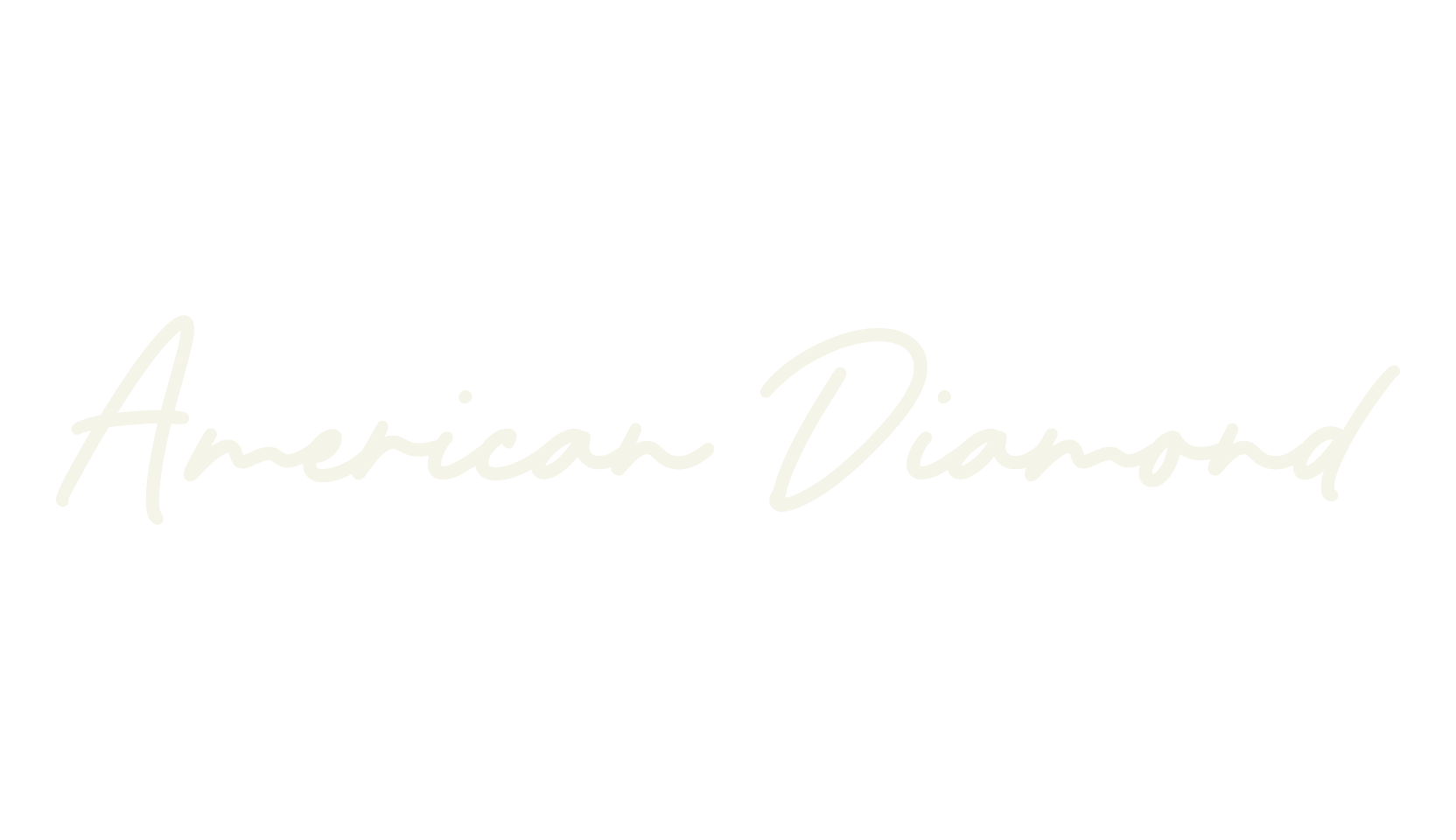 American Diamond, calligraphy font preview