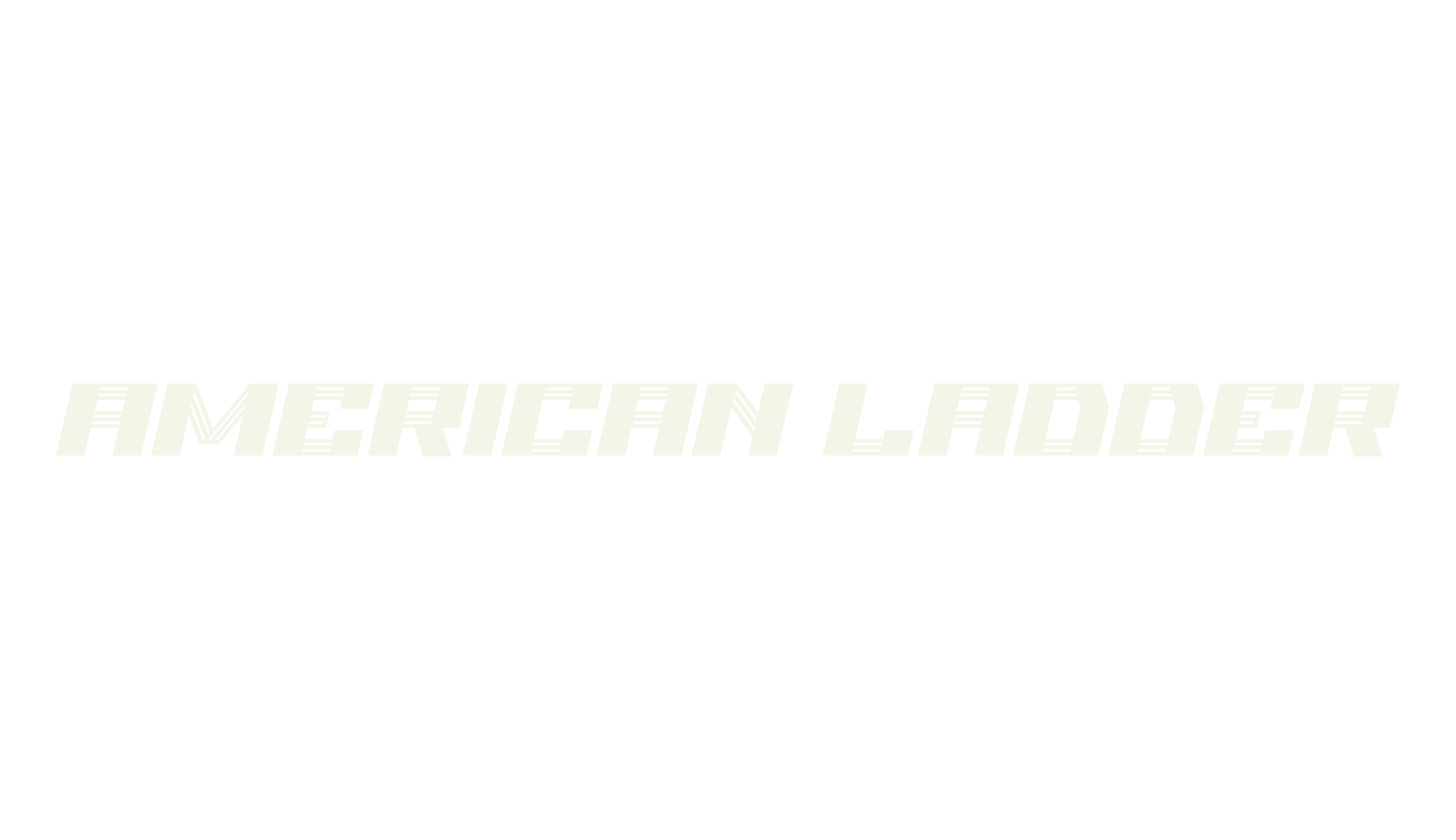 American Ladder, ladder font preview