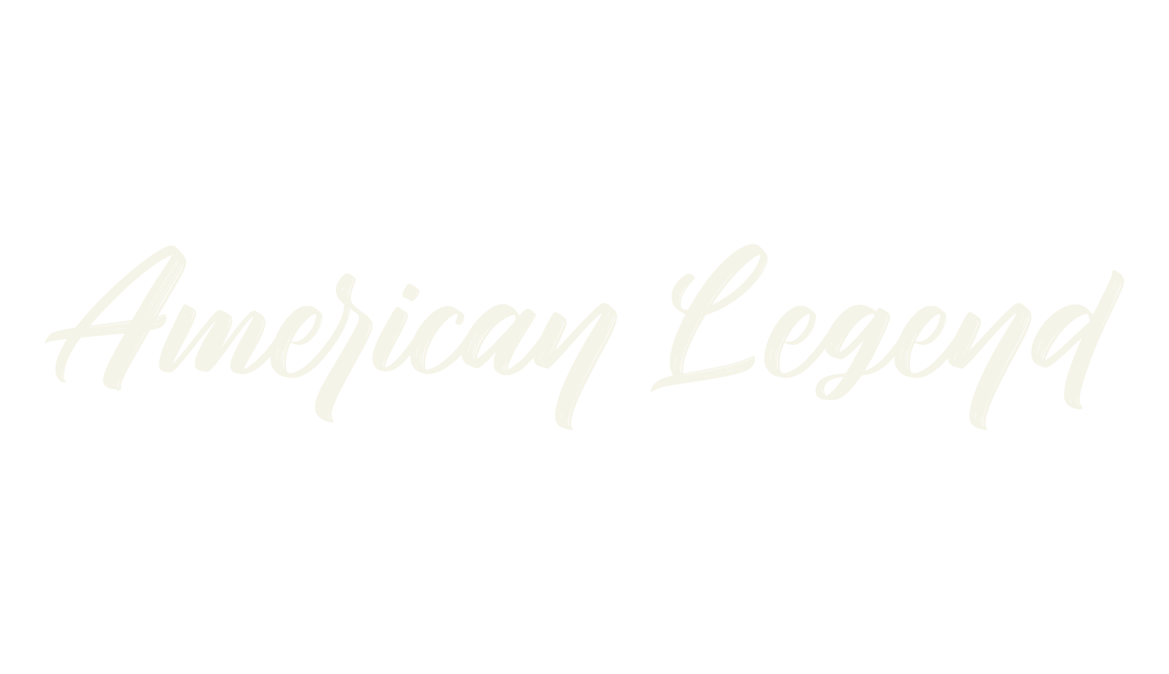 American Legend, fancy font preview