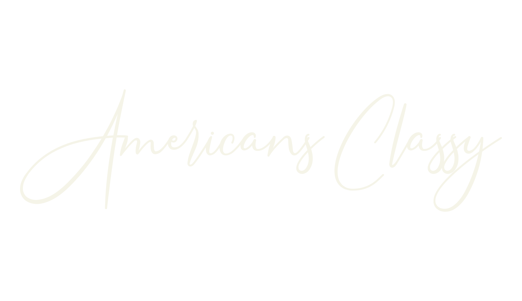 Americans Classy, fashion script font preview