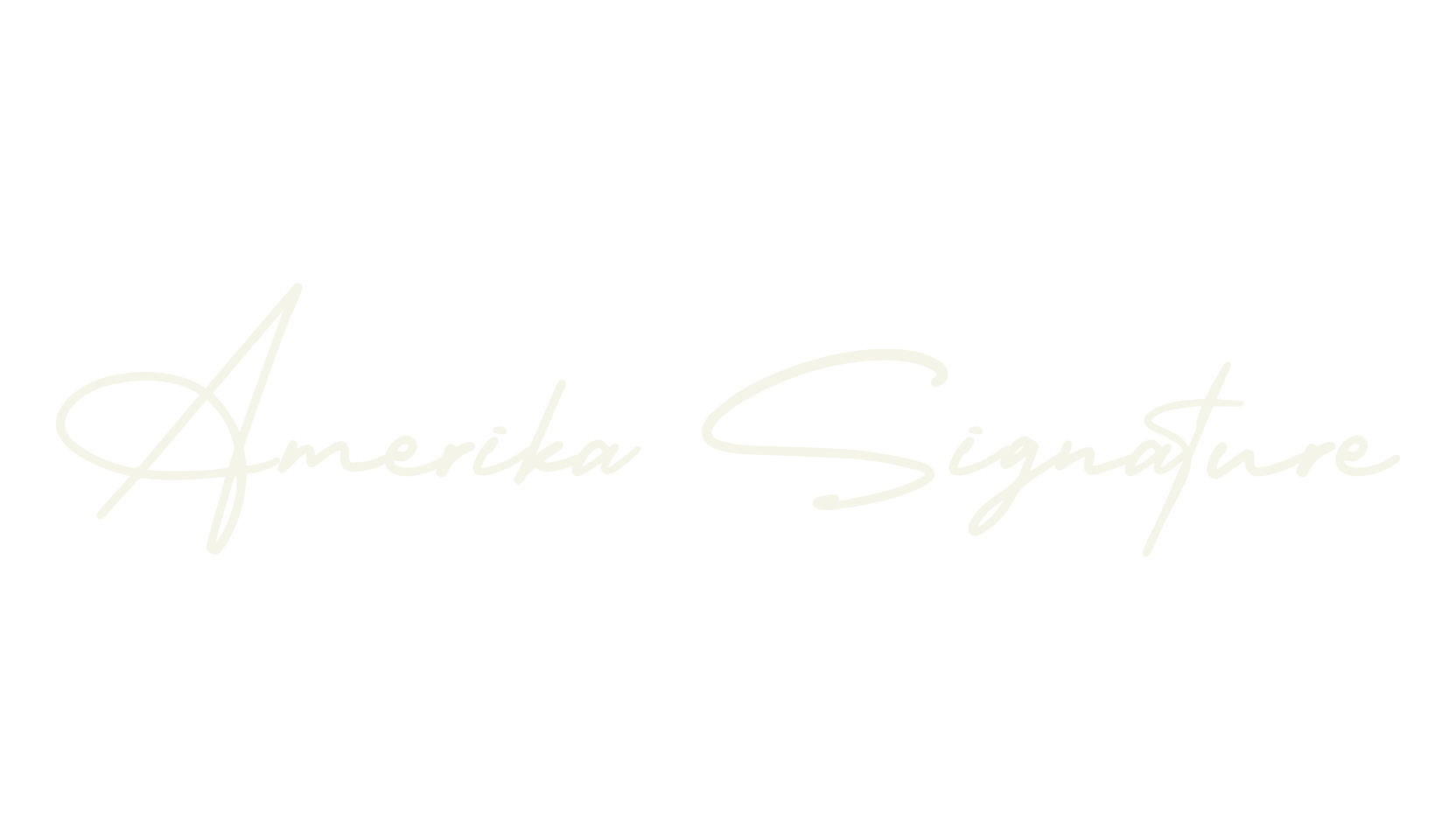 Amerika Signature, signature font preview
