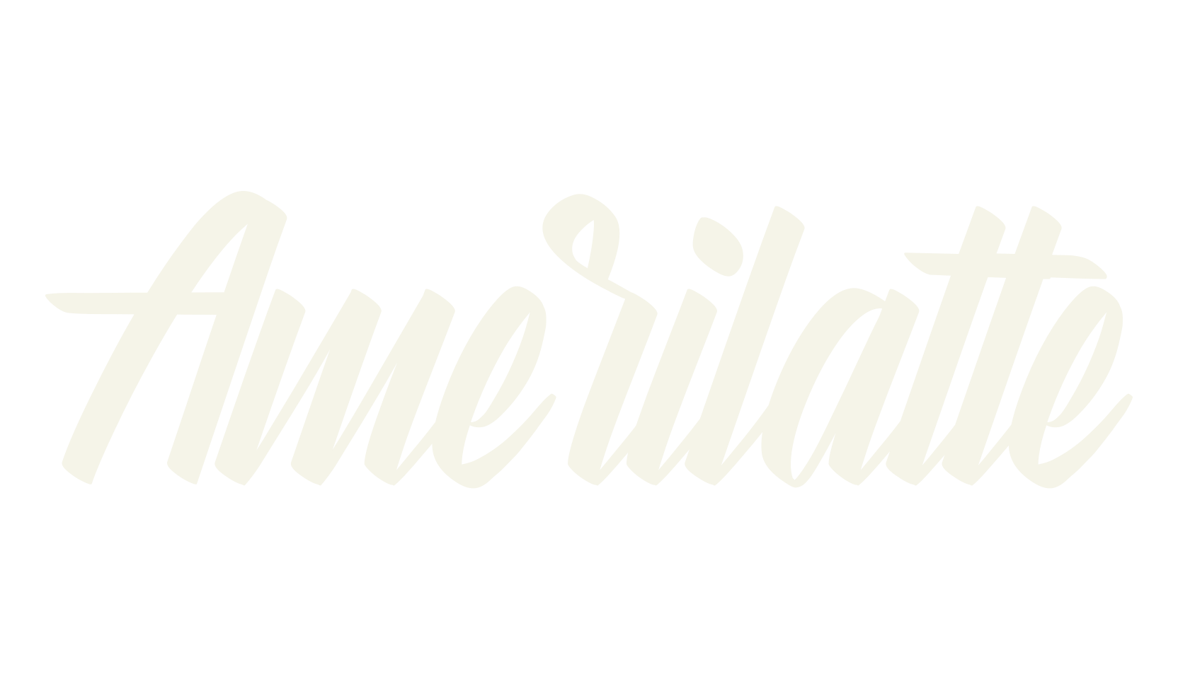 Amerilatte, cafe font preview