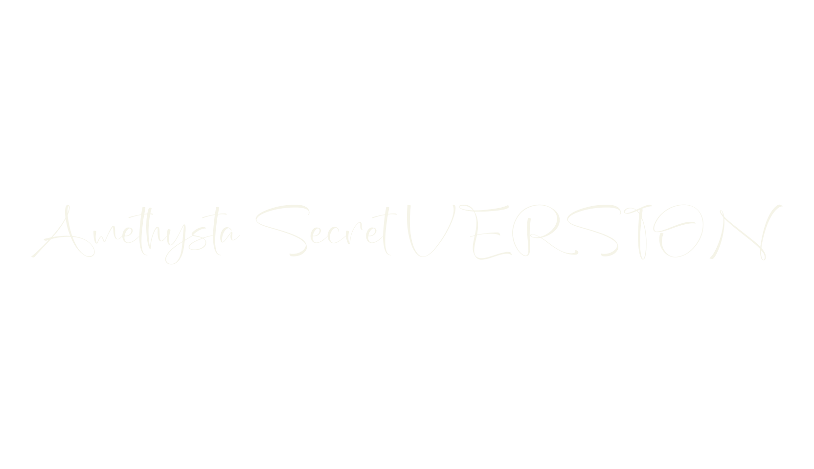 Amethysta Secret VERSION, script font preview