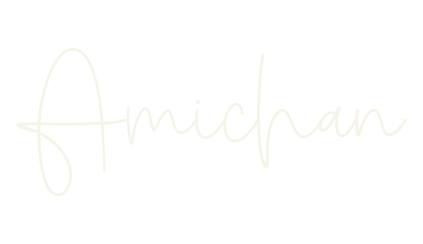 Amichan, logo font preview