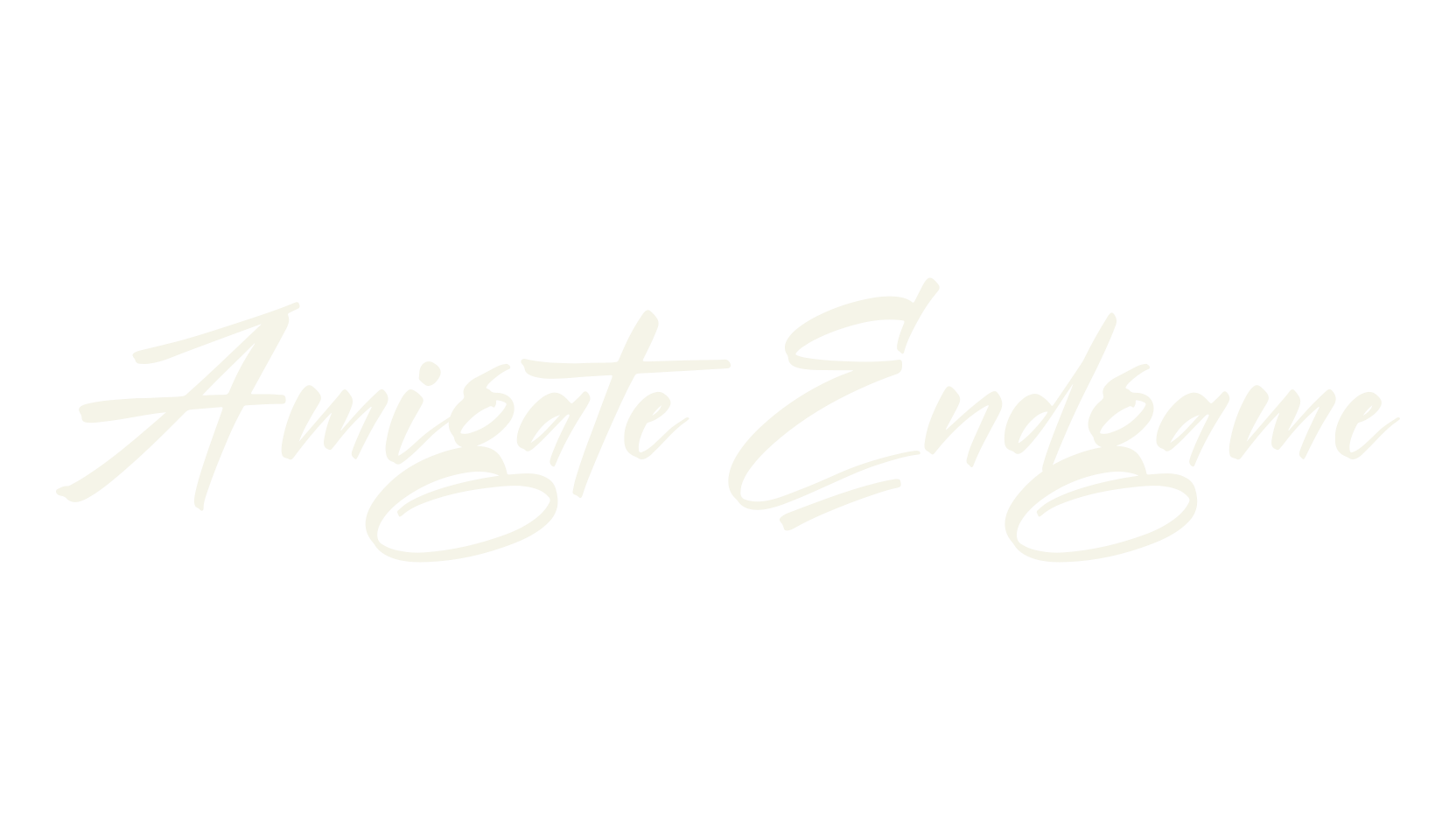 Amigate Endgame, script font preview