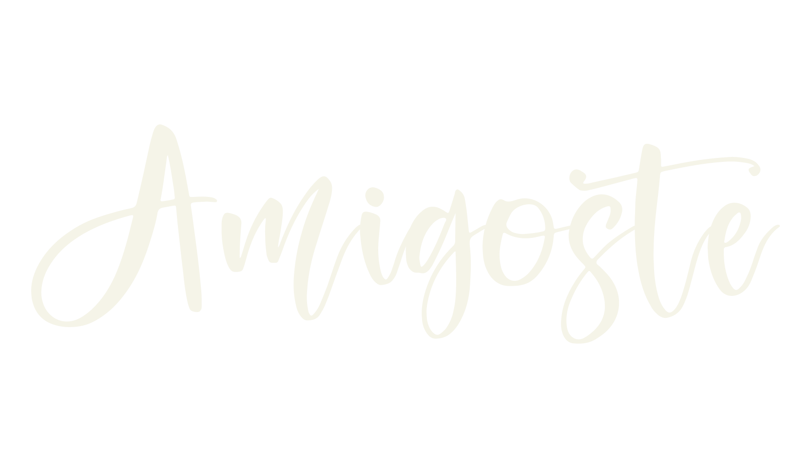 Amigoste, script font preview