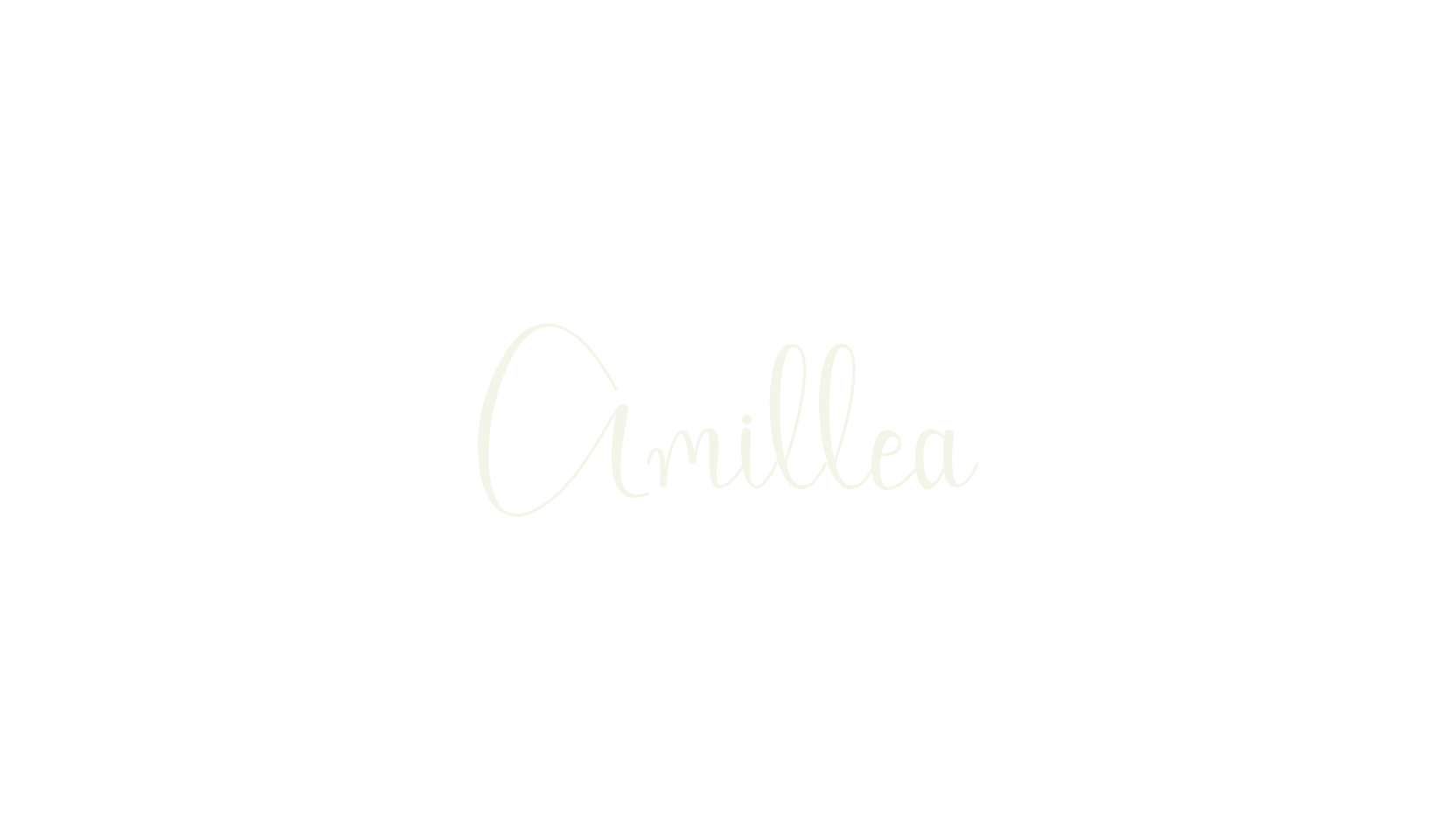 Amillea, cursive font preview