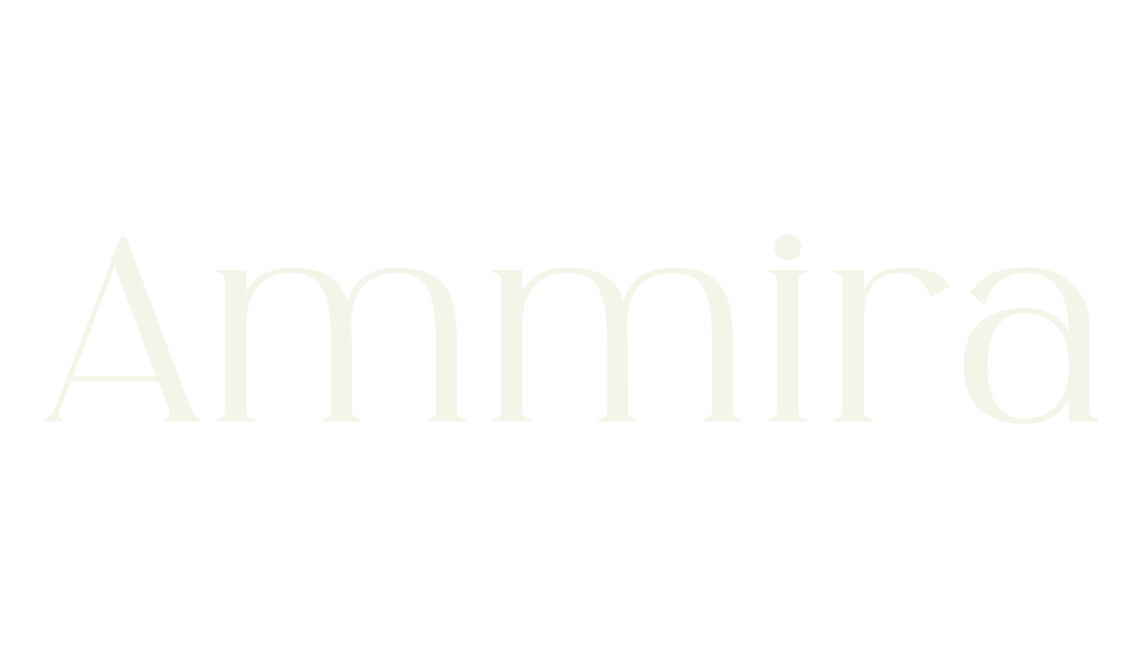 Ammira, elegant font preview