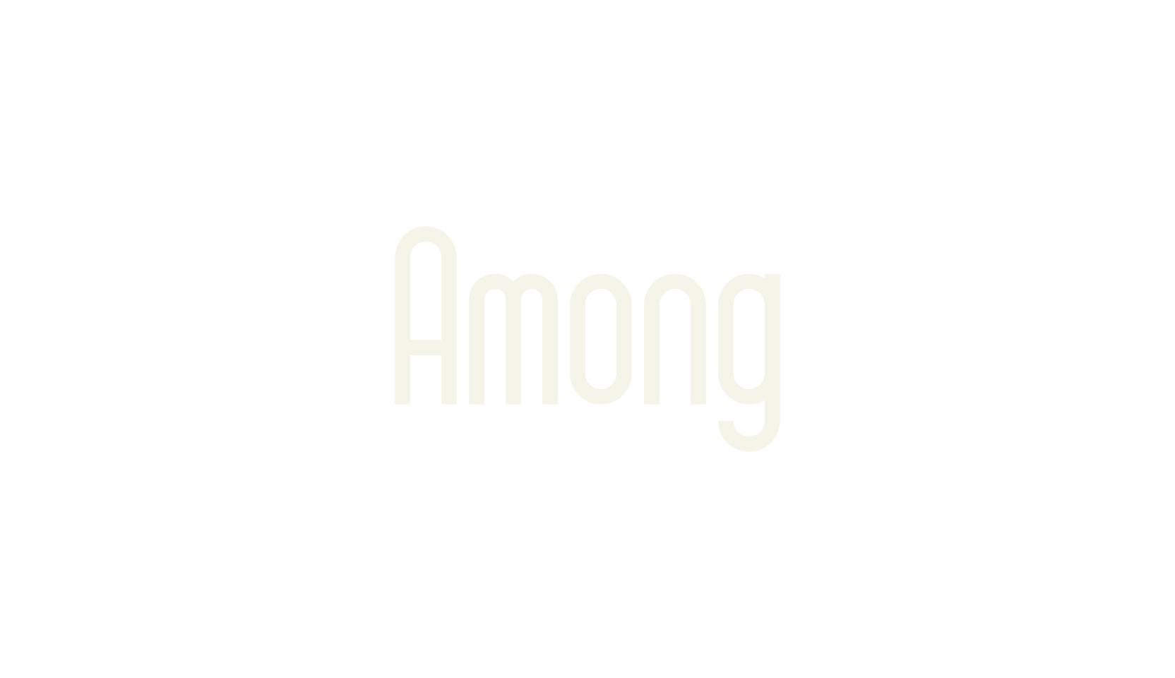 Among, sans font preview