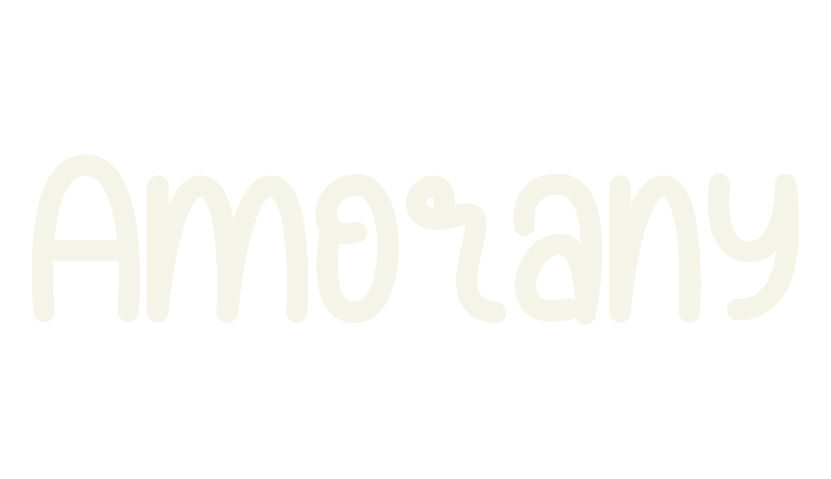 Amorany, simple font preview