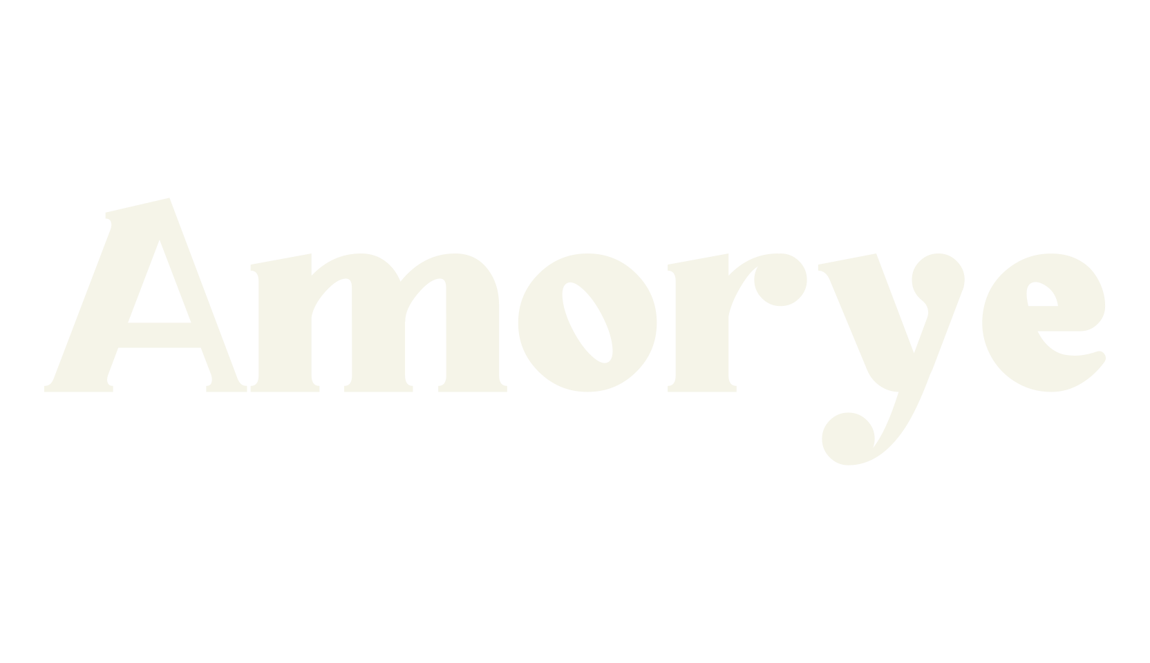 Amorye, serif font preview