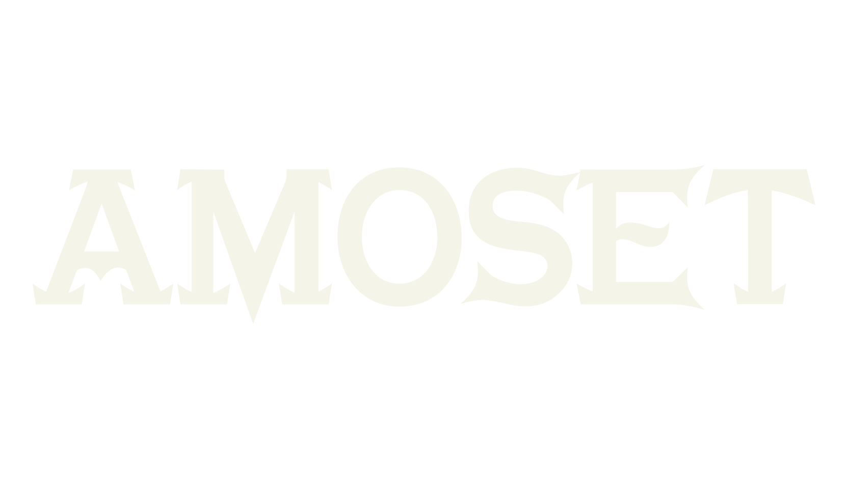Amoset, serif font preview
