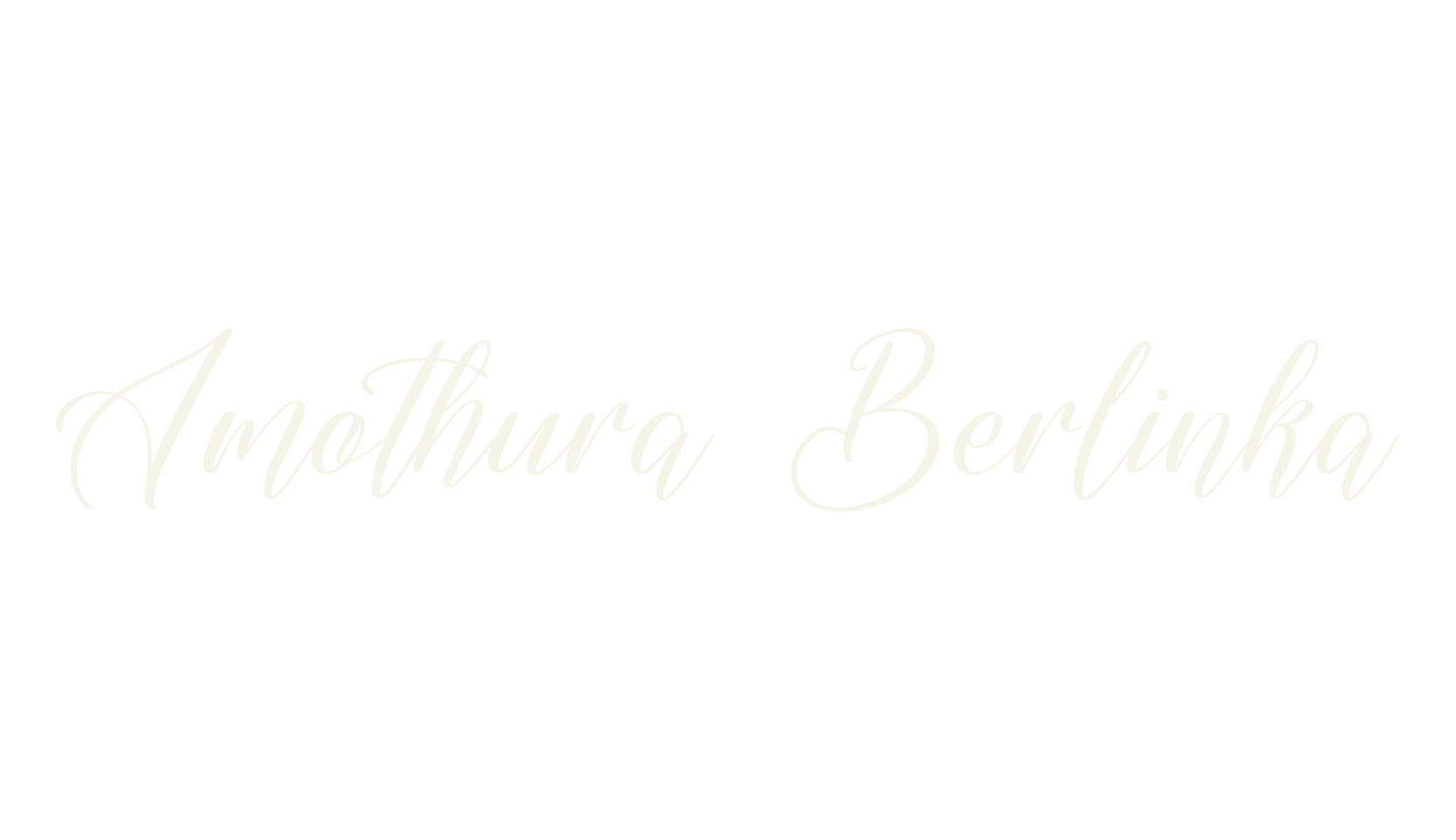 Amothura Berlinka, script font preview