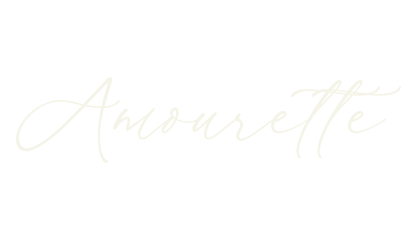Amourette, lettering font preview