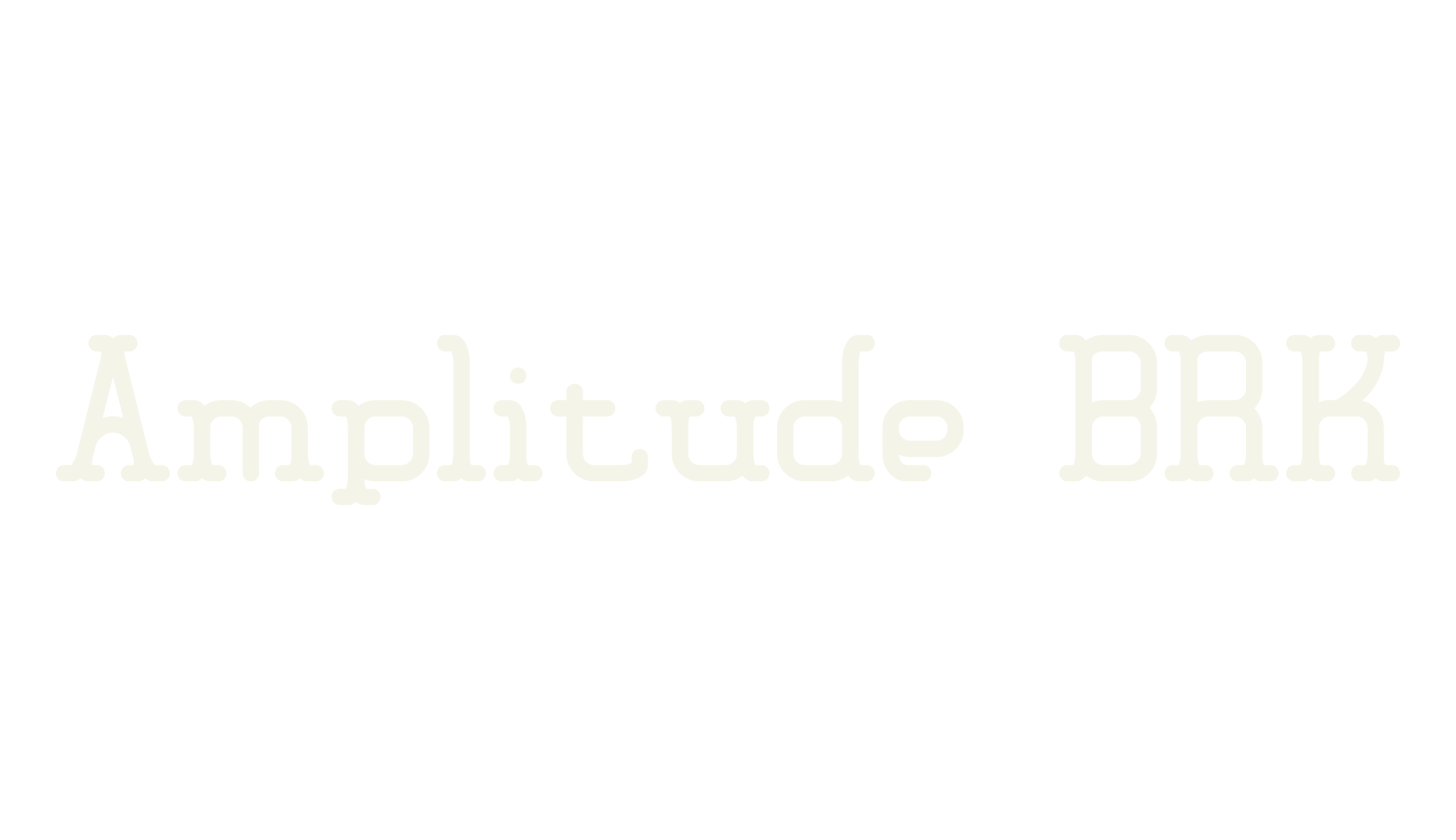Amplitude BRK, wild west font preview