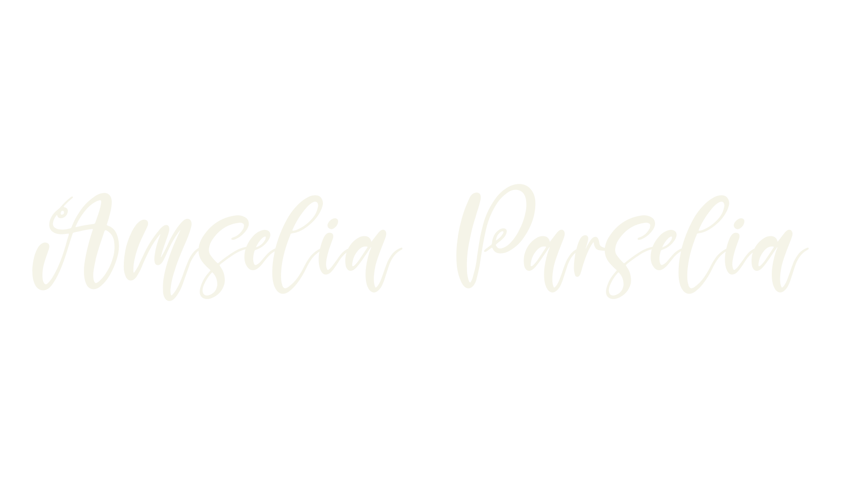 Amselia Parselia, modern calligraphy font preview