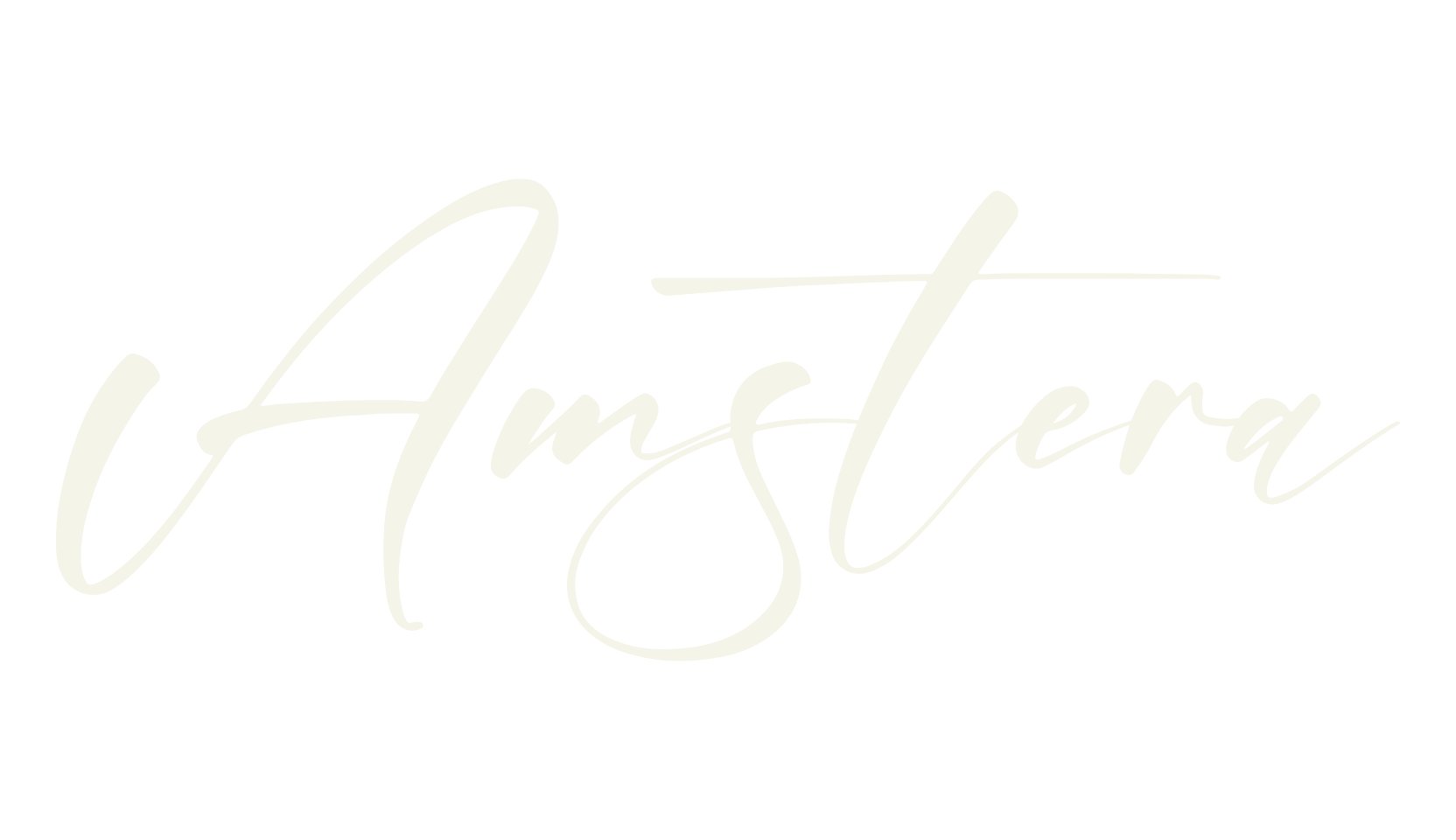 Amstera, script font preview