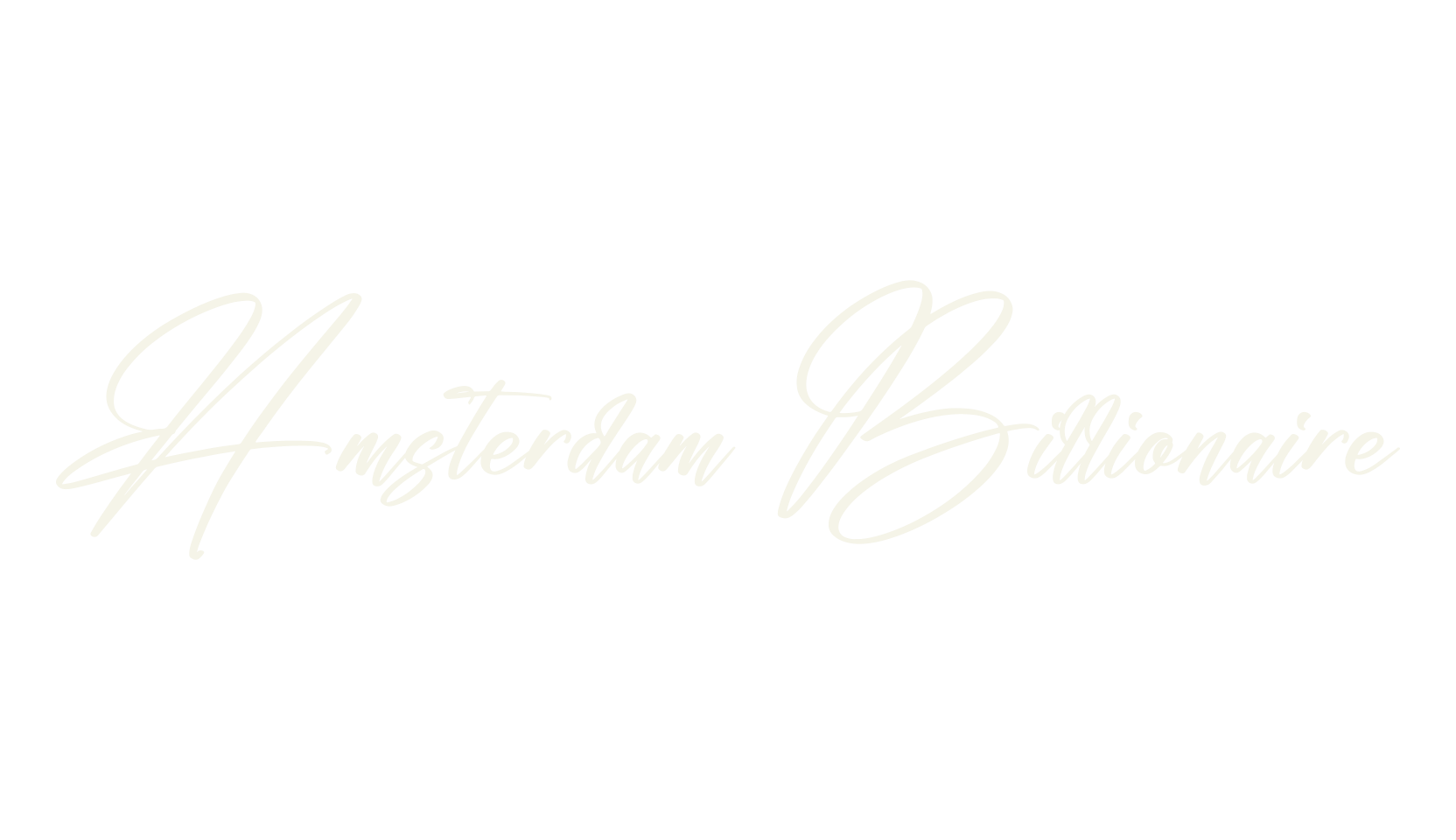 Amsterdam Billionaire, calligraphy font preview