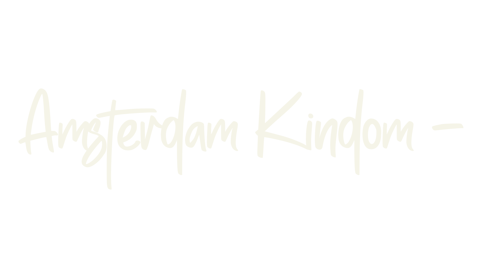 Amsterdam Kindom -, logo font preview