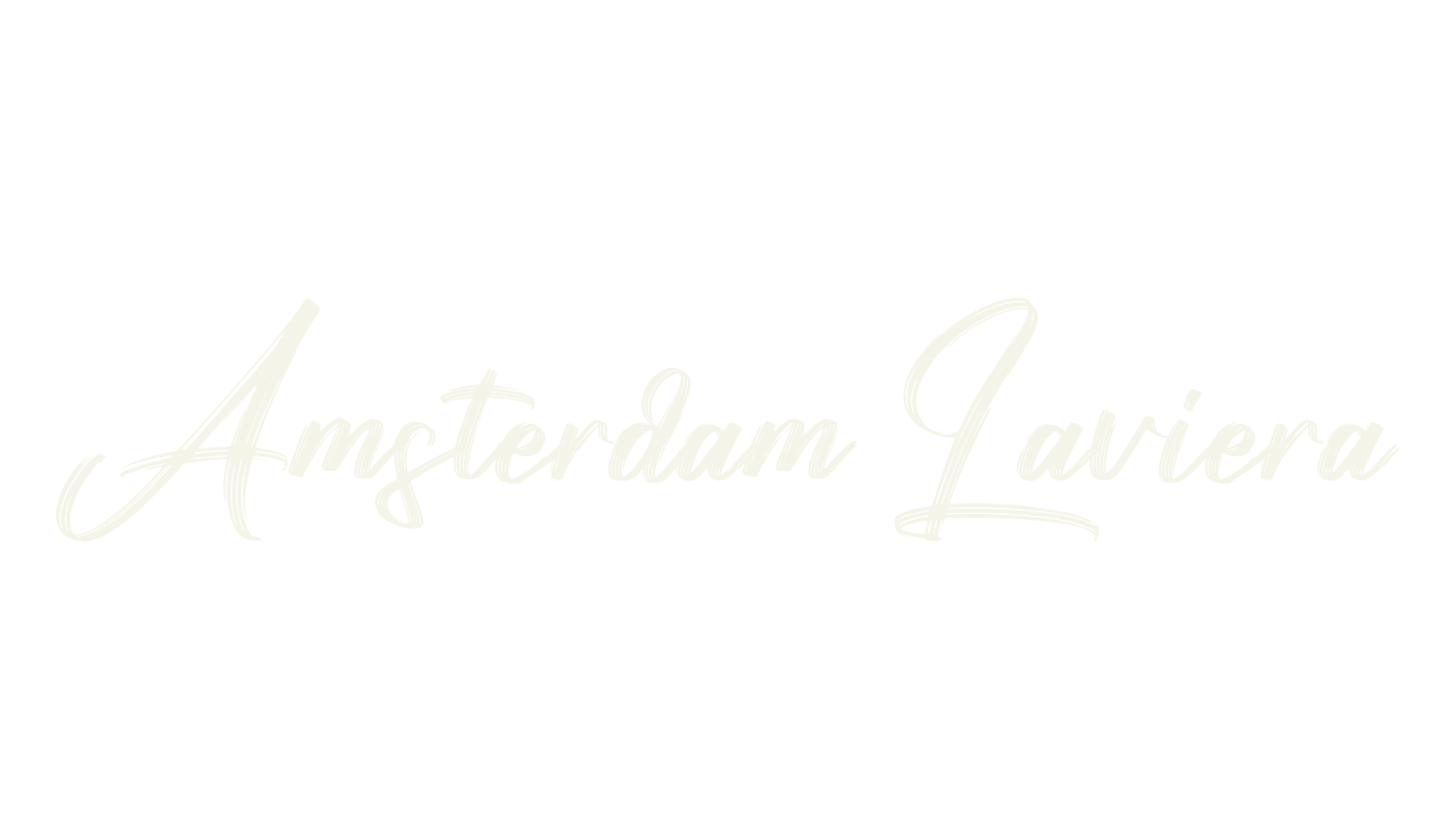 Amsterdam Laviera, signature font preview
