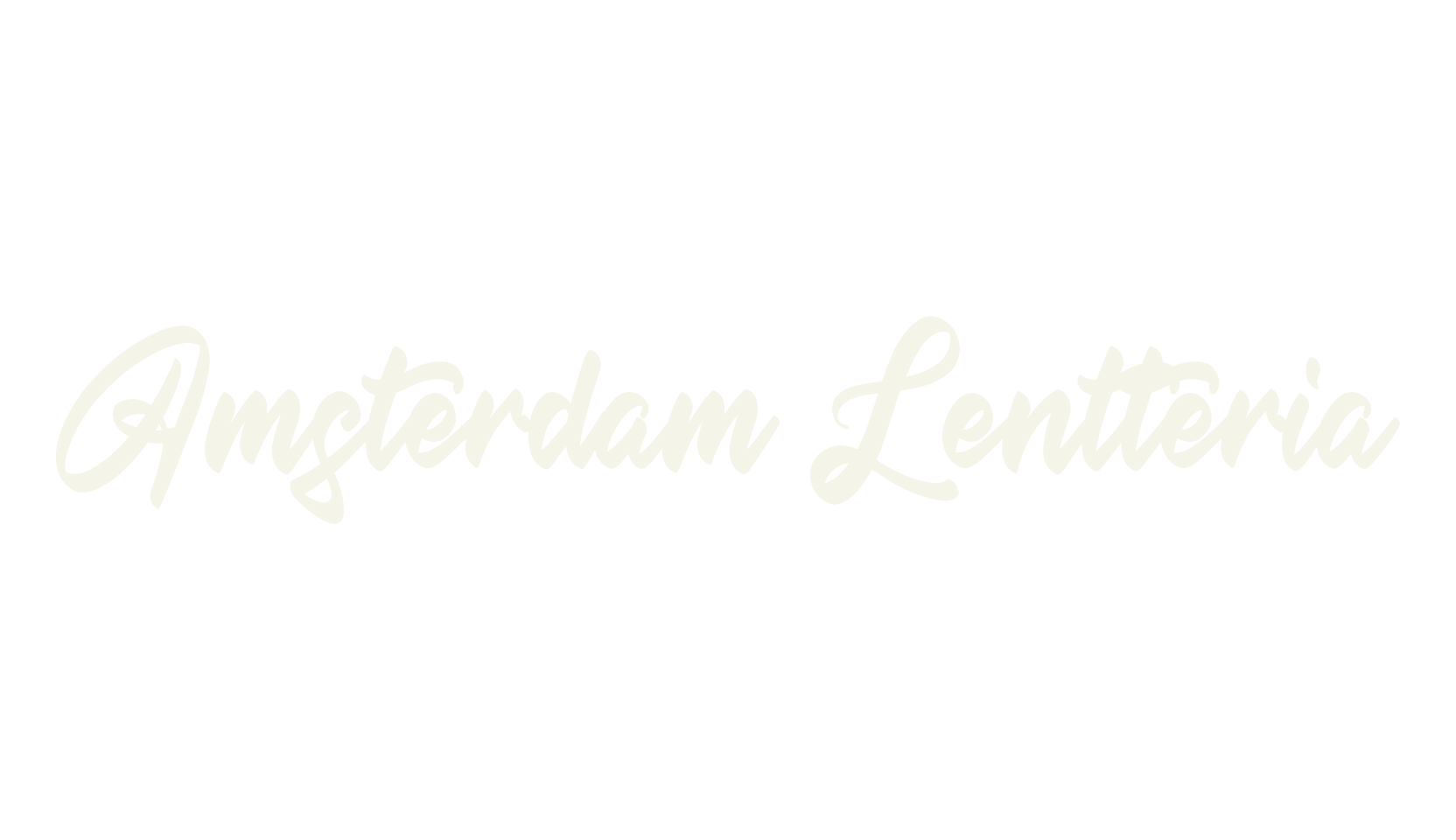 Amsterdam Lentteria, script font preview