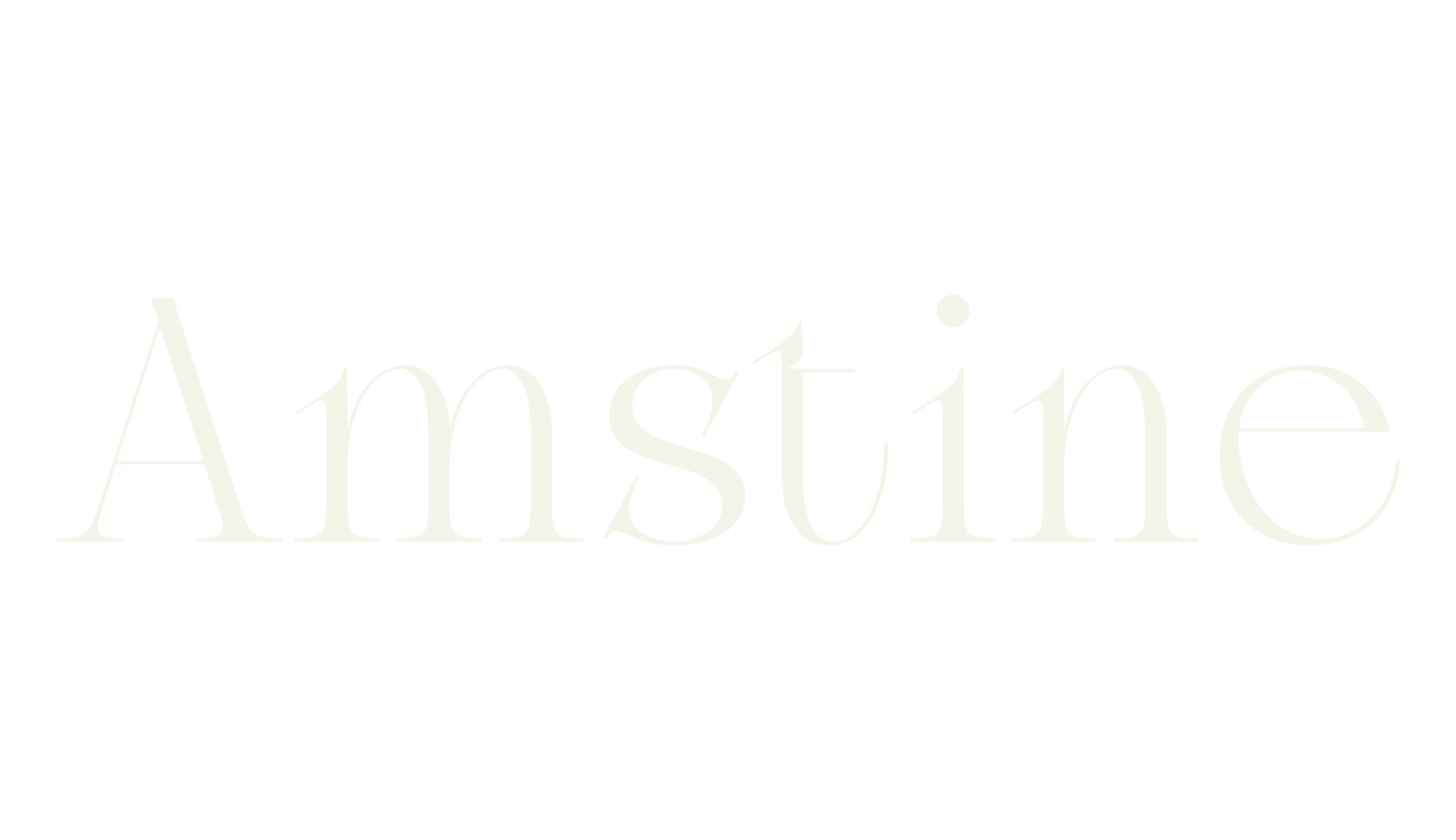 Amstine, thin font preview