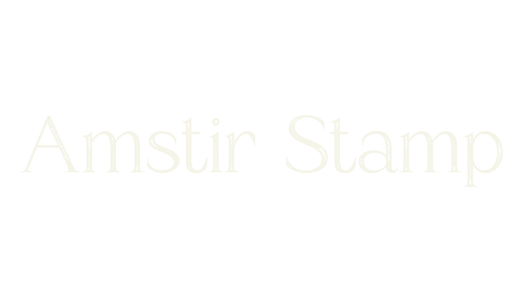Amstir Stamp, minimalist font preview
