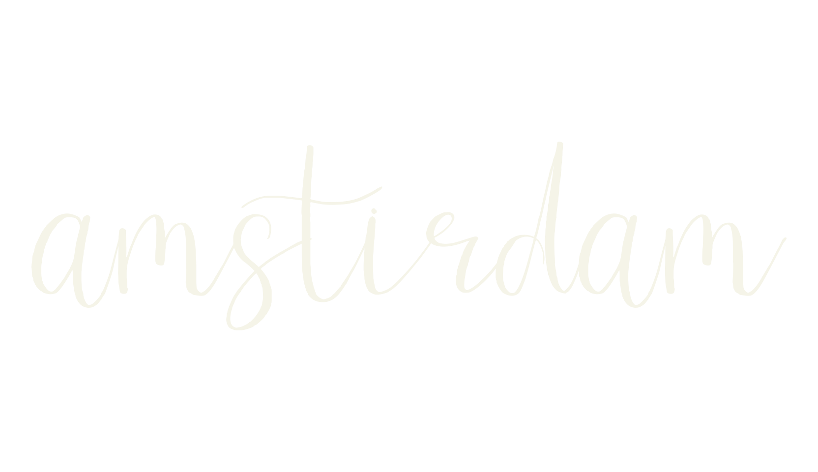 amstirdam, cursive font preview
