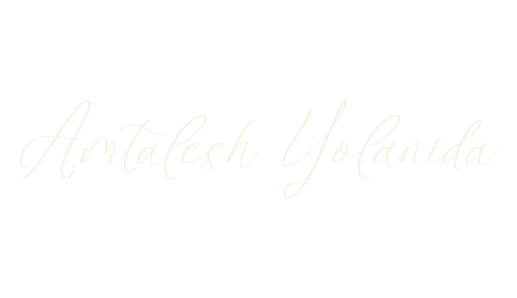 Amtalesh Yolanida, script font preview