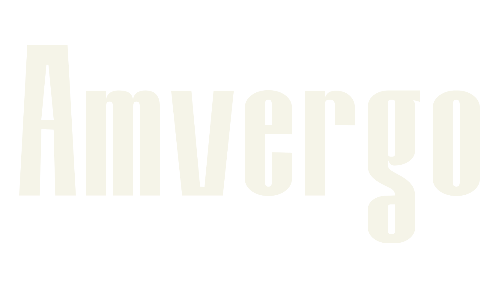 Amvergo, condensed font preview